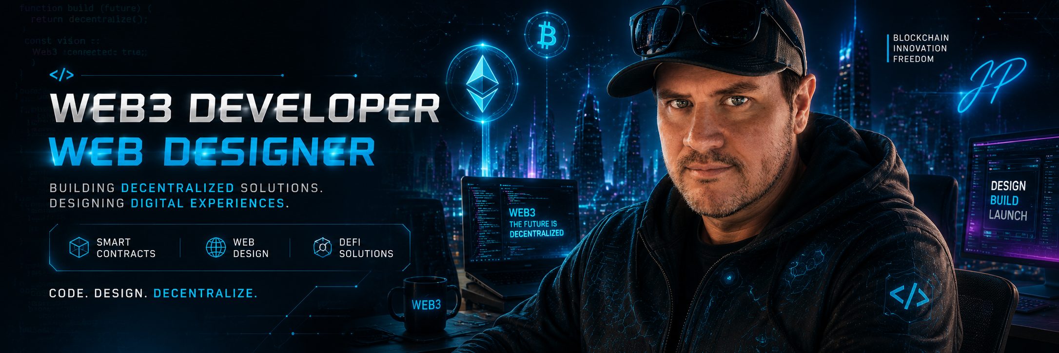 Jordan Pearce — Web3 developer and web designer